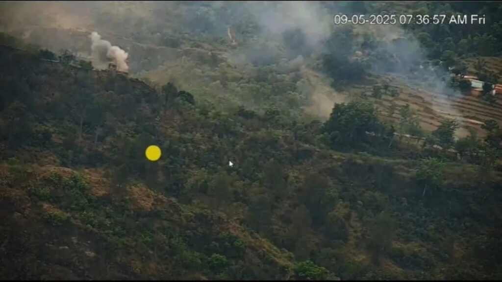 Pakistani army bunker destroyed