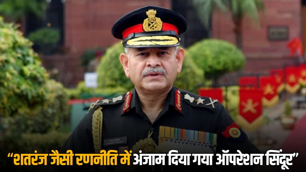 Army Chief Upendra Dwivedi Operation Sindoor