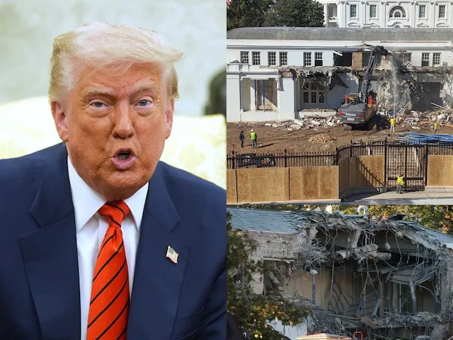 Donald Trump White House Bulldozer News