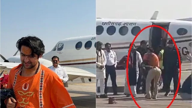 सरकारी विमान में संत की सवारी