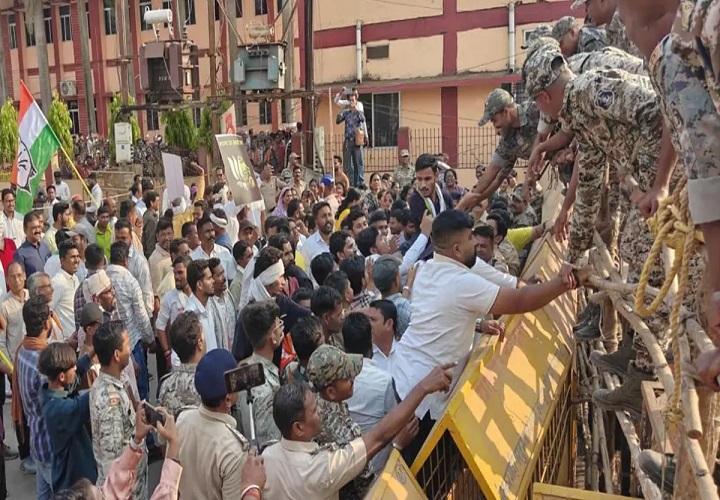 कांग्रेस का प्रदर्शन