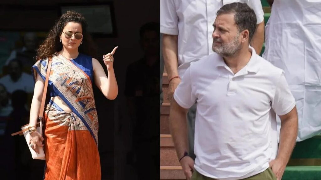 कंगना रनौत ने राहुल गांधी को टपोरी कहा