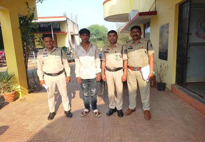आरोपी विजय जांगड़े गिरफ्तार