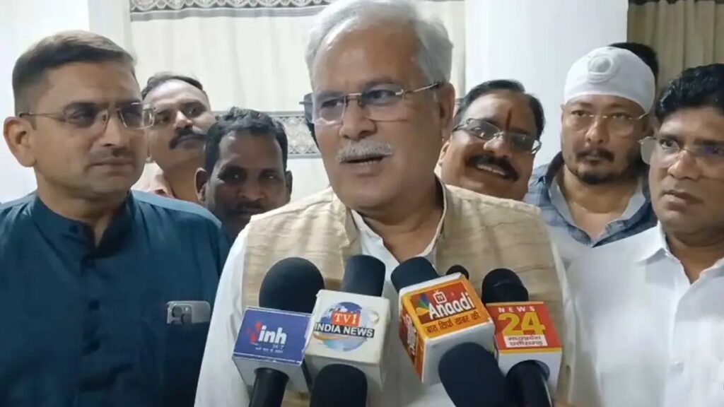 डोंगरगढ़ पहुंचे भूपेश बघेल