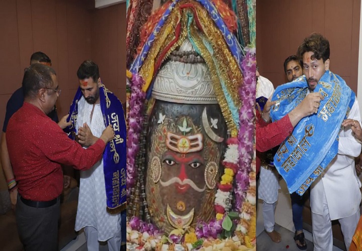 उज्जैन पहुंचे बॉलीवुड सितारे