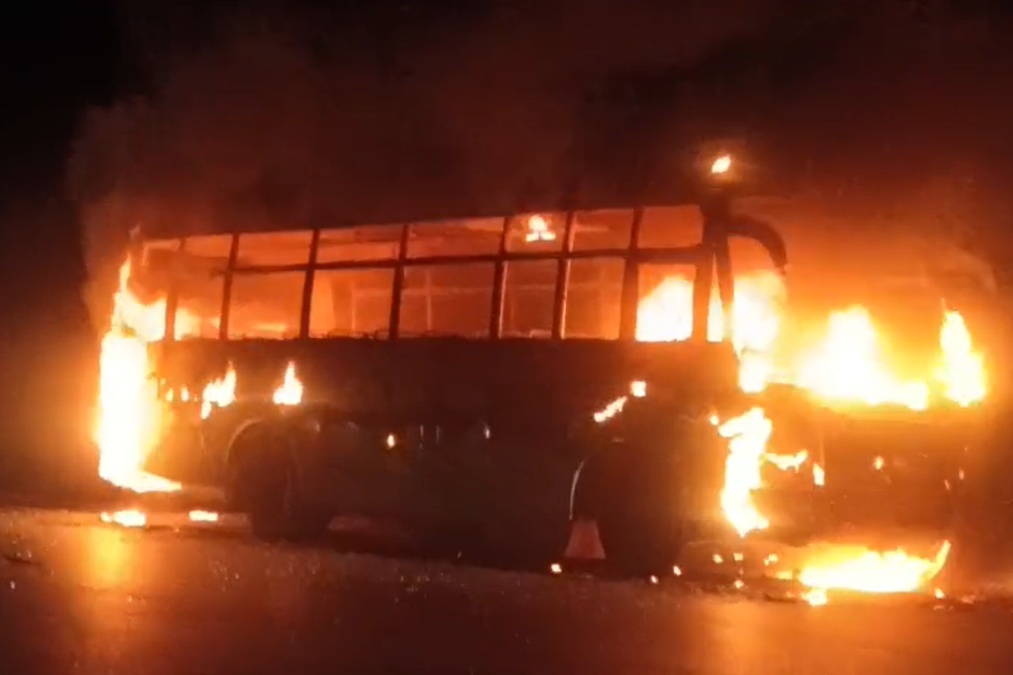 Burning Bus