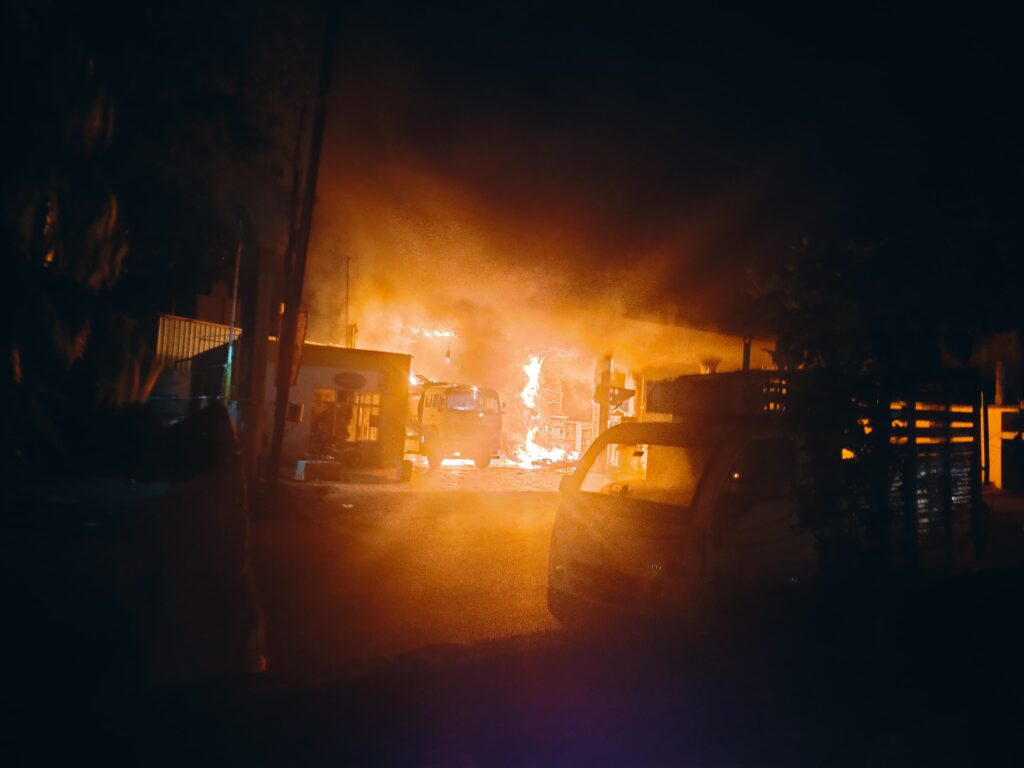 Pachore Petrol Pump Fire