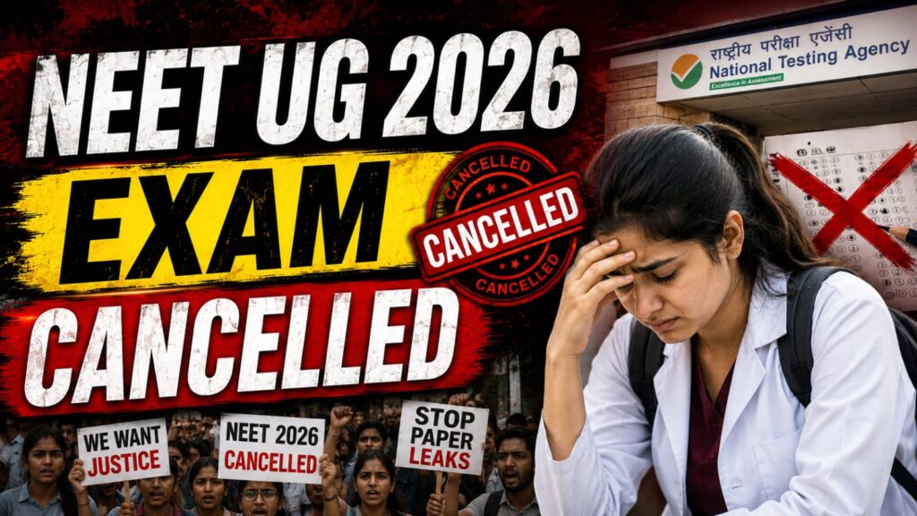 NEET UG 2026 Exam Cancelled