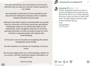 Mouni Roy Divorce