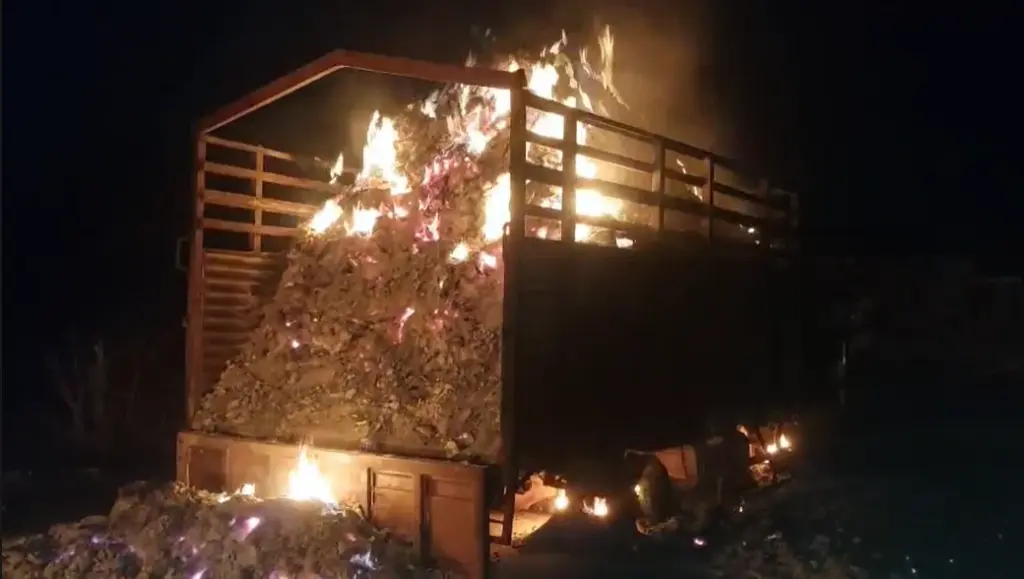 Tendu Patta Truck Fire News