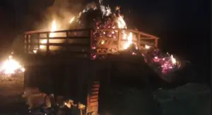 Tendu Patta Truck Fire News