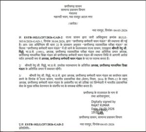 Chhattisgarh Employee Selection Board News