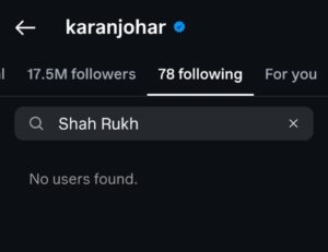 Karan Johar Unfollowed Bollywood Stars