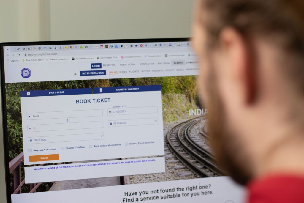 IRCTC Website