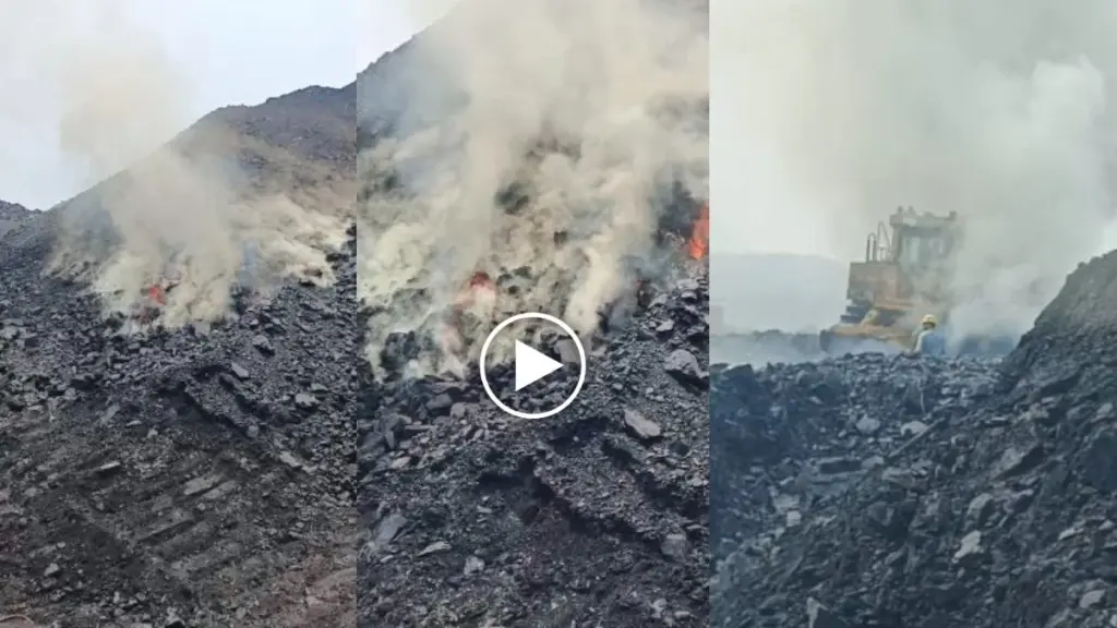 SECL Kusmunda Coal Stock Fire