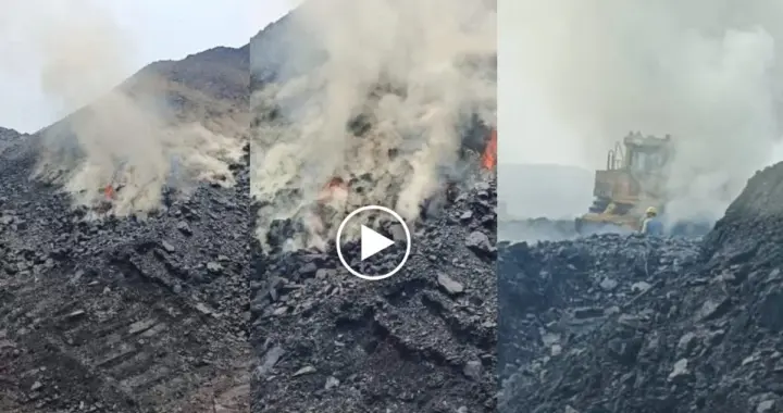 SECL Kusmunda Coal Stock Fire