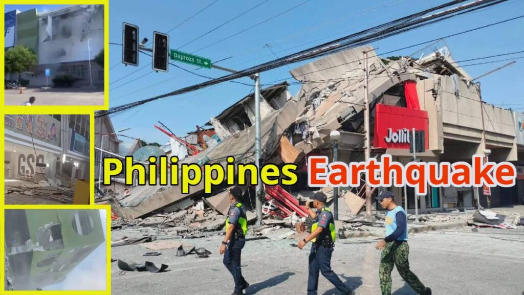 Philippines earthquake video