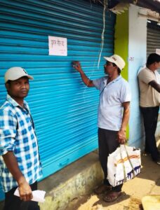 Jagdalpur Shop Sealing Action
