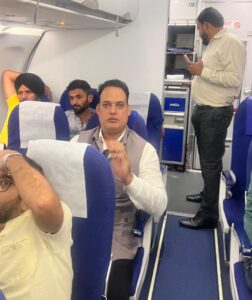 Raipur flight diverted Nagpur bad weather