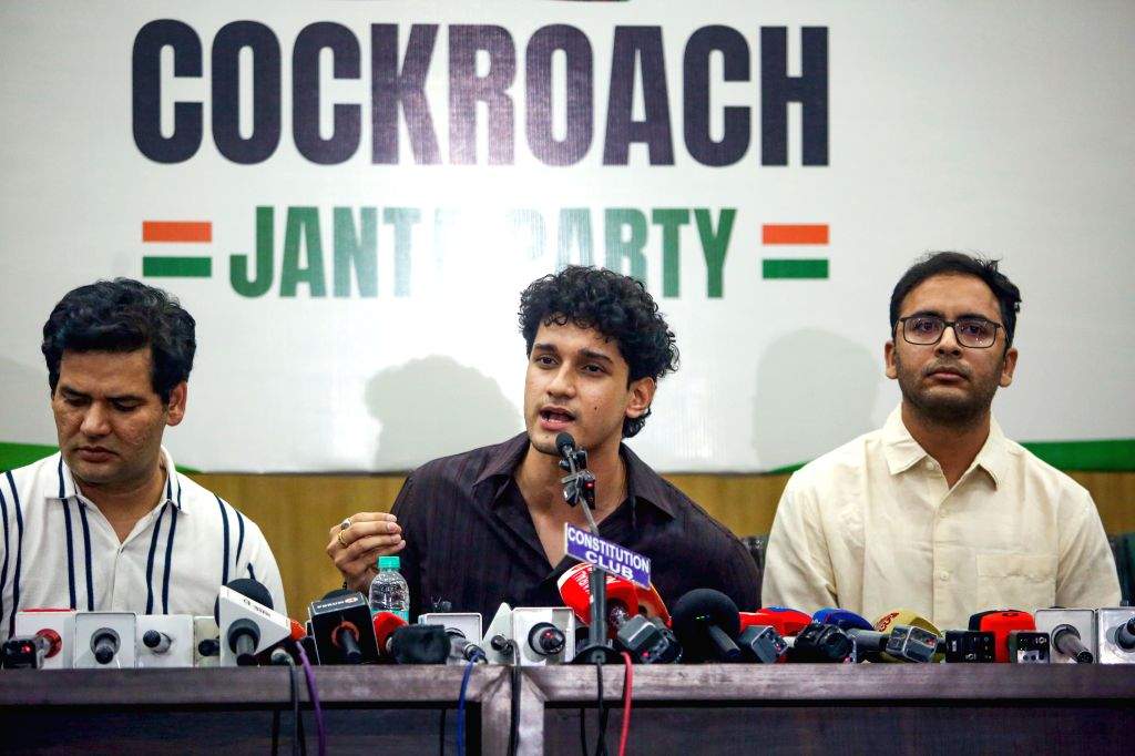 Cockroach Janta Party Delhi Press Conference