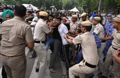 CJP कार्यकर्ता प्रदर्शन