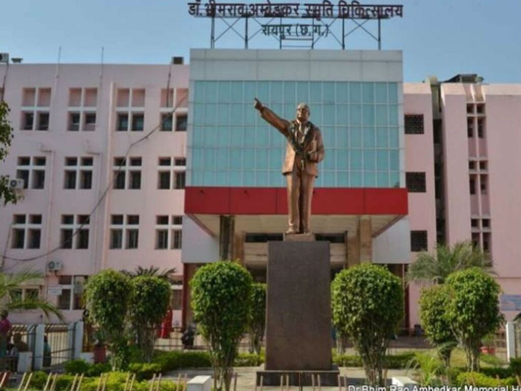 Raipur Ambedkar hospital fire AC blast
