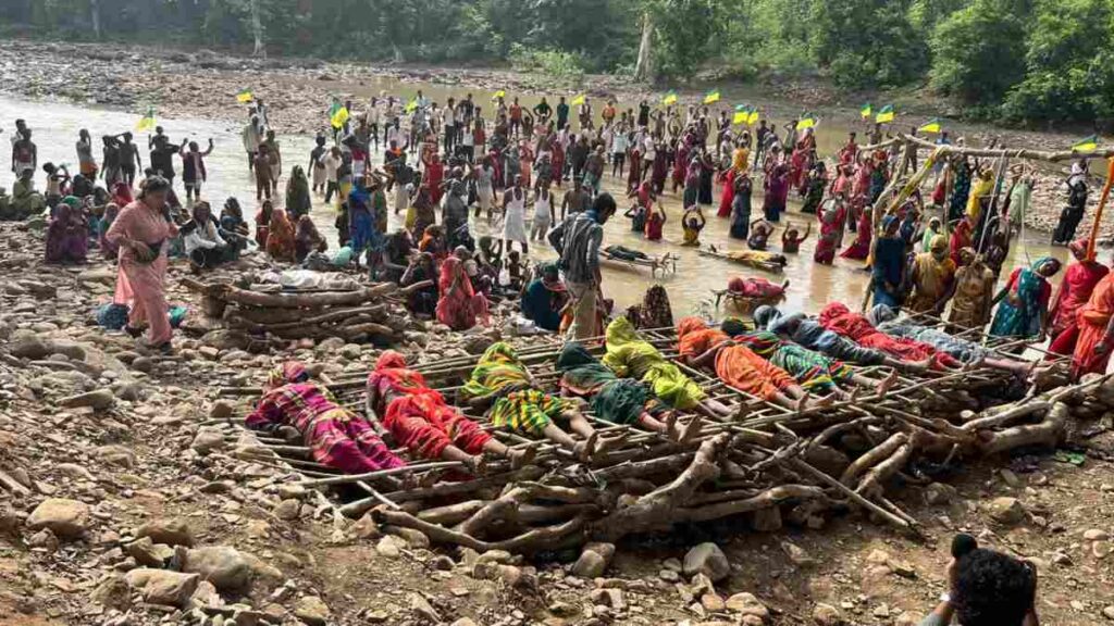 Ken Betwa project protest Chitrakoot