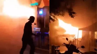 Thailand Pub Fire