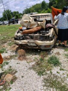 Thailand Monk Accident