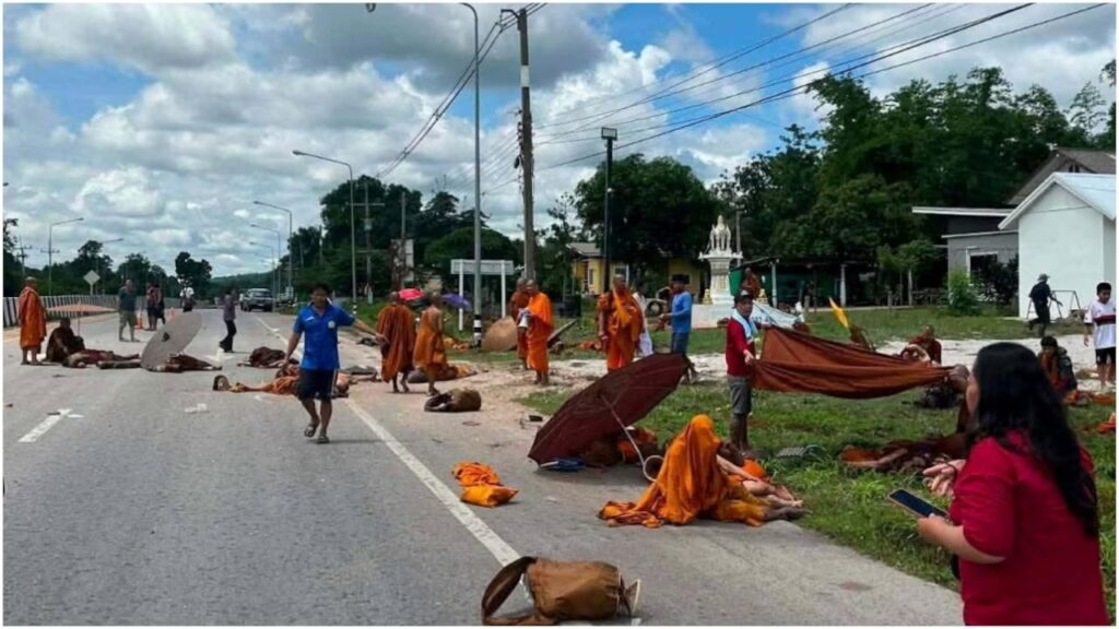 Thailand Monk Accident