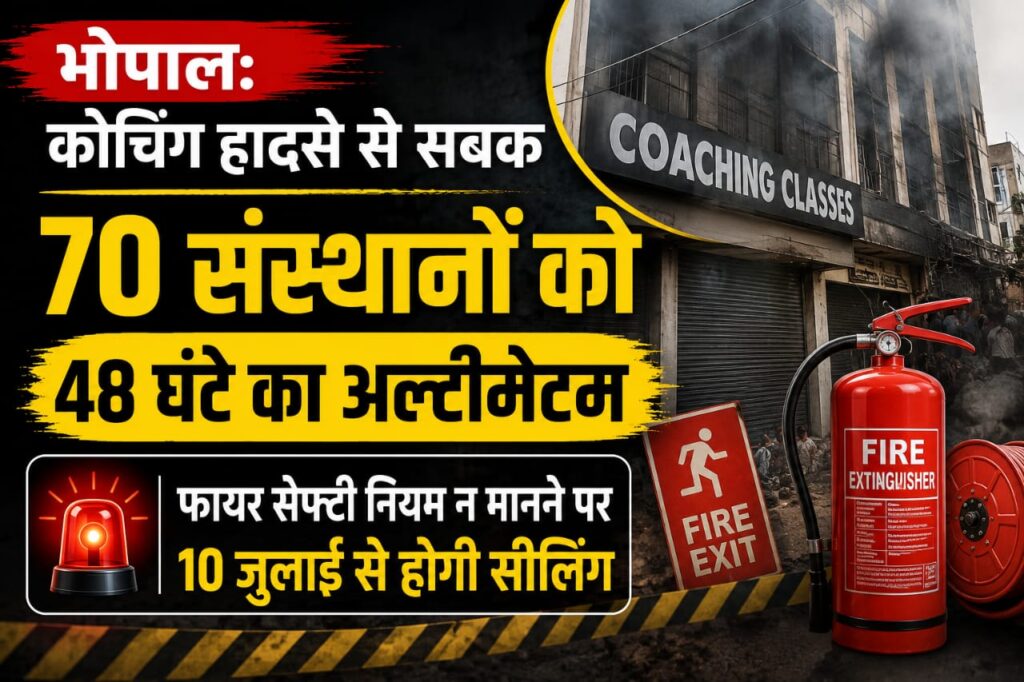 Bhopal coaching fire safety ultimatum