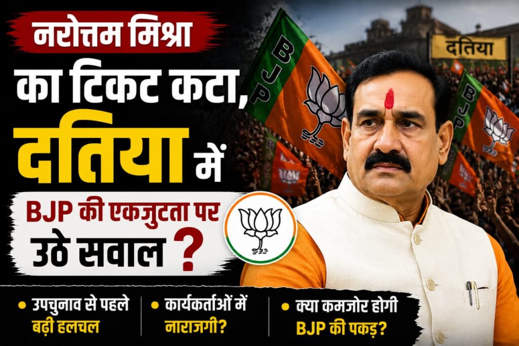 Datia bypoll BJP rebellion