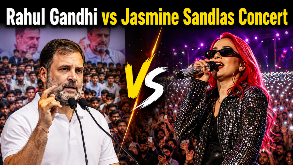Rahul Gandhi vs Jasmine Sandlas Concert