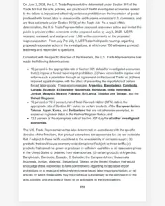 Trump 10% tariff India forced labor