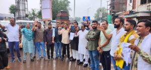 Raipur smart meter protest Congress campaign