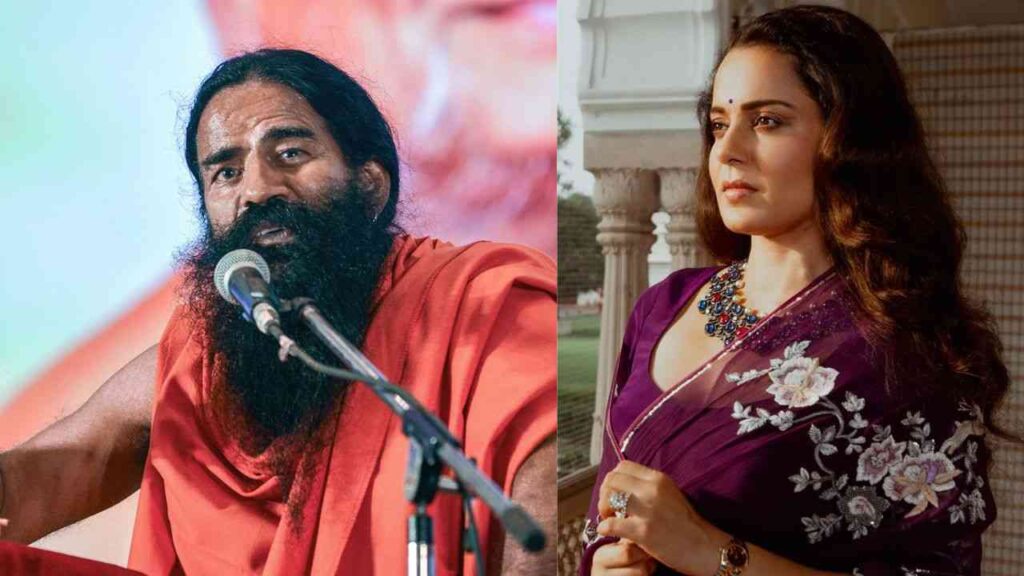 Kangana Ranaut vs Baba Ramdev